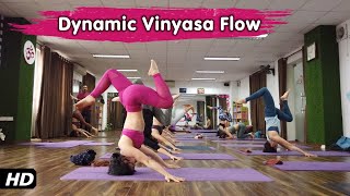 Intermediate Dynamic Vinyasa Yoga Flow  Intermediate Yoga Class  Yograja [upl. by Lebezej]