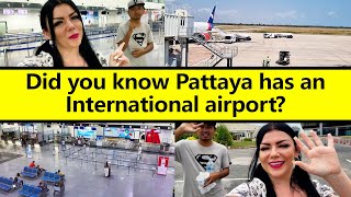 MEGAN DOES PATTAYA  Did you know Pattaya has an International airport [upl. by Hildy]