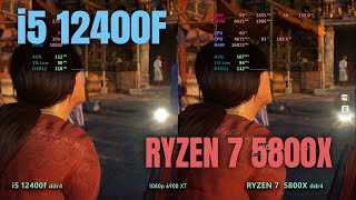 I5 12400f Vs Ryzen 7 5800x Which Is Better For Gaming 21 games tested [upl. by Llenahc104]