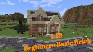 Minecraft House Ideas  Beginners Bricks  part 11 [upl. by Assennev]