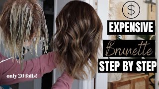 Expensive Brunette full tutorial  formulas [upl. by Shanley]