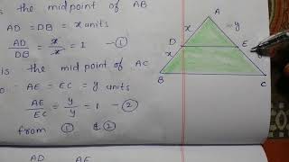 Similar triangles 10th maths exercise 81 question number 5  sri pragna [upl. by Trammel]