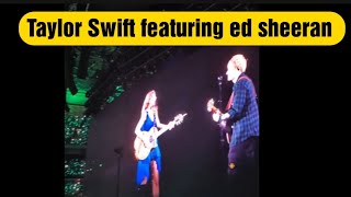 London Konzert Taylor Swift featuring ed sheeran thinking out loud  TaylorSwift edsheeran [upl. by Gabby]