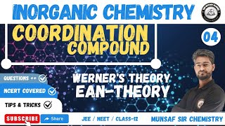 Coordination Compounds  Coordination Compounds Class 12  Coordination Compounds Class 12th  L04 [upl. by Naujd]