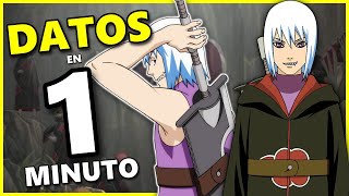 🍥 DATOS DE SUIGETSU EN 1 MINUTO 🕜 Naruto Shippuden [upl. by Assirram]