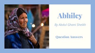 Abhiley Short Story by Abdul Ghani Sheikh Question Answer  Tulip Series JKBOSE Class 10  NCERT [upl. by Burnaby388]