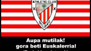 Athleticen Ereserkia  Himno del Athletic [upl. by Einiar]