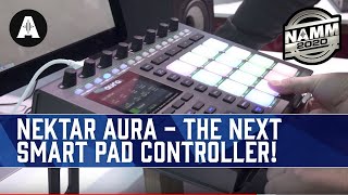 The New Nektar Aura Drum Controller  First Look  NAMM 2020 [upl. by Yasui]