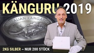 2 KG SILBER  KÄNGURU 2019  NUR 200 STÜCK [upl. by Sherrill]