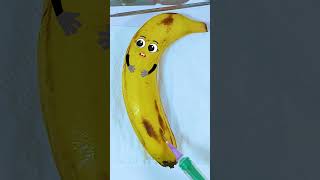 Worms in Banana Need Emergency Surgery jidoodle fruitsurgery foodsurgery [upl. by Scot]