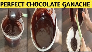 1 minute recipe ❤️ ganache recipe  ganache kaise banate hain  ganache  homemade ganache for cake [upl. by Winshell]