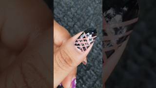 STRIPING TAPE Nail Art Designs naildesigns nails nailartdesignideas [upl. by Flip]