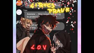 darkside by grandson  lyrics prank on pro heroes  mhabnha [upl. by Esinad496]