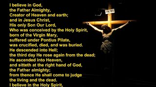 THE APOSTLES CREED [upl. by Ekusoyr744]