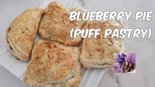 Blueberry Pie Puff Pastry [upl. by Aneek]