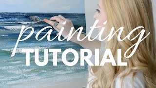 PAINTING TUTORIAL with Acrylic for Beginners  Katie Jobling Art [upl. by Inat]