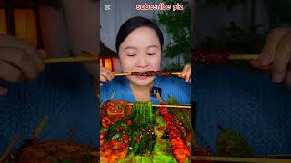 Chinese Eating Spicy food Channel spicy lover DangbeeEATING hamzymukbang [upl. by Heaps]