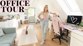 Decorate my NEW OFFICE with me  Room TOUR [upl. by Korrie]