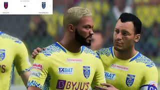 kerala blasters fc vs odisha fc live fifa 24 gameplay [upl. by Kiefer]