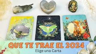 ¿Que Te Traerá el Año 2024 Sorpresas en el horizonte  Elige una Carta ✨ Tarot Interactivo [upl. by Aicnelav]