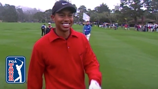 Top 10 Tiger Woods Shots on the PGA TOUR [upl. by Aizahs142]