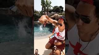 Lifeguard at ease zachkingviralvideo zachking zachkingillusion viralshort trendingshort [upl. by Nekcarb]