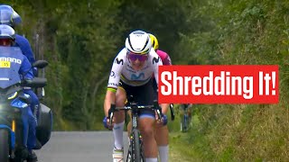 Annemiek Van Vleuten And Demi Vollering SHRED Tour de France Femmes 2023 [upl. by Armahs]