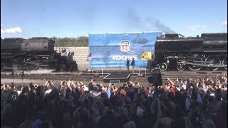 UNION PACIFIC TRANSCONTINENTAL RAILROAD 150th ANNIVERSARY CELEBRATION [upl. by Opportuna814]