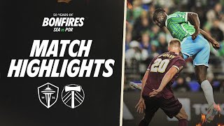 HIGHLIGHTS Seattle Sounders FC vs Portland Timbers  October 19 2024 [upl. by Ariaet]