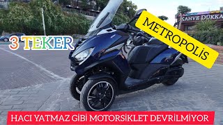 400CCPeugeotmetropolis3 teker motorsiklet motovlog [upl. by Hahnke39]