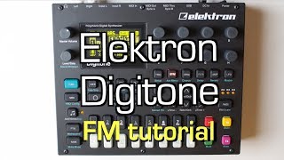 Elektron Digitone  Mastering FM synthesis tutorial [upl. by Llenrac]