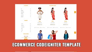 Ecommerce Codeigniter Template Master [upl. by Ydoow66]