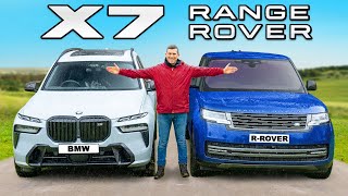 BMW X7 v Range Rover ULTIMATE luxury test [upl. by Alial]