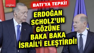 Erdoğan Almanların gözü önünde İsrail ve İsraili destekleyen Batıya böyle tepki gösterdi [upl. by Piper]