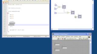 Labview tutorial for C programmers 2  Instruction vs dataflow [upl. by Peggie]