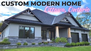 Inside a Luxury Modern Craftsman home  3400 SF  PAGI Construction  Ottawa Cumberland Estate [upl. by Hibben]