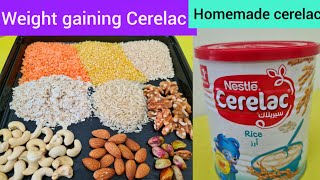 Homemade Cerelac For 8 to 12 Month Babies  Weight Gain Food For 8 Month Baby  8 month baby food [upl. by Ahsiral]