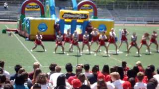 Burlingame High School Goodbye Rally JV cheer [upl. by Atima]