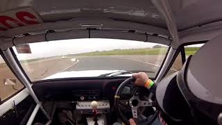 Blyton Park track day outer circuit Ford Escort mk2 honda s2000 f20c engine [upl. by Georgetta457]