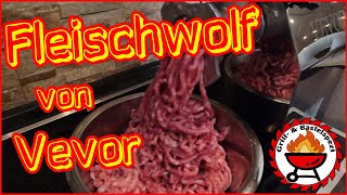 Vevor Fleischwolf 850Watt  Unboxing Test Fazit [upl. by Ahsel]