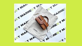 UNBOXING JACQUEMUS LE BAMBINO BROWN HANDLE BAG [upl. by Ennoira144]