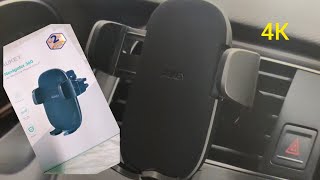 AUKEY car air vent phone mount 360 rotation review [upl. by Nidla]