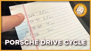 Porsche DRIVE CYCLE for Emissions Readiness Monitors [upl. by Nessnaj552]