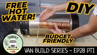 Campervan Hot Water System using beer keg  Van Build Series  Episode 28  Part 1 [upl. by Waldron796]