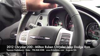 2012 Chrysler 200  Features and Test Drive  Milton Ruben Chrysler [upl. by Nyliahs]