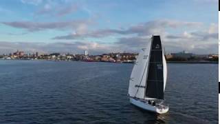 Dehler 30 one design  Arriving in Rostock [upl. by Harimas]