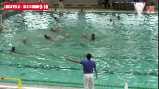 diretta partita Locatelli Genova vs Sis Roma piscina Sciorba 281023 [upl. by Debra]