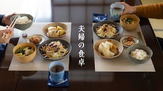 37 冬に嬉しい2日間の白菜レシピ  温かい食卓と夫婦の会話  鏡開きと揚げ餅 素敵な漬物石 Cooking vlog of a Japanese housewife in winter [upl. by Idnahs216]