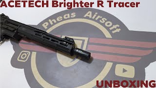 UNBOXING ACETECH Brighter R Tracer unit  Relive Star wars whilst airsofting [upl. by Symer]