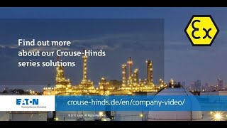 Eatons Crouse Hinds Explosion Protection [upl. by Akirre447]